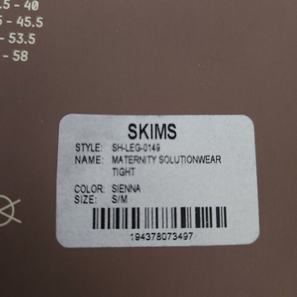 New Skims Maternity Solutionwear Tights Small/Medium Sienna High Waist Shapewear - Picture 4 of 4